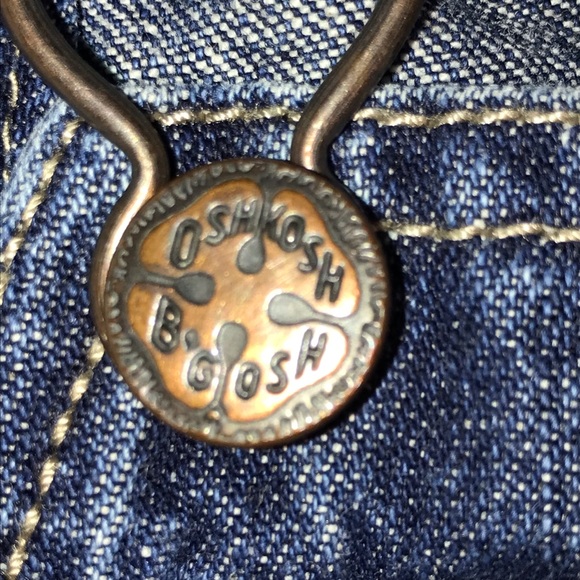 OSH KOSH B’GOSH JEAN OVERALL SHORTS 24 M - Picture 9 of 13